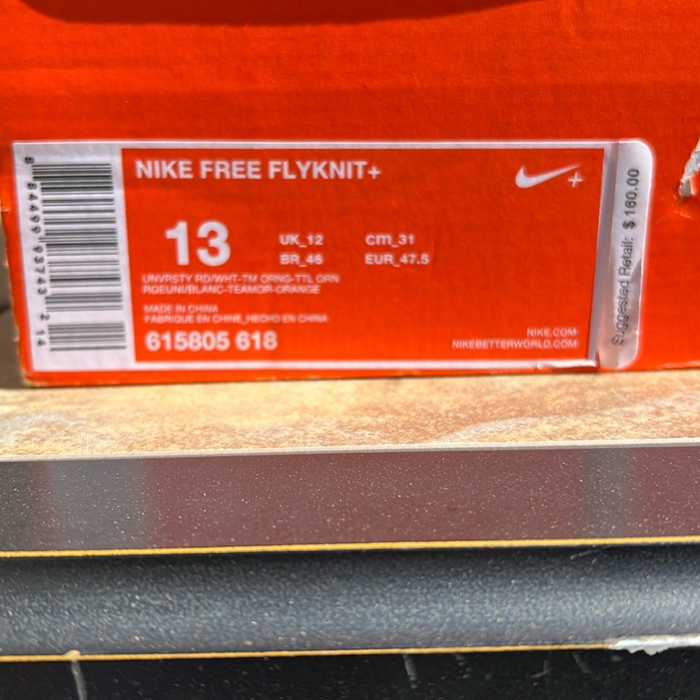 DS Men’s Nike Free Flyknit size 13 - Picture 2 of 6